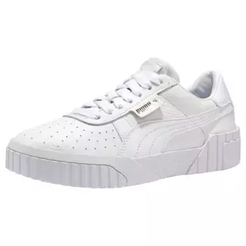 Кроссовки PUMA "CALI WN'S" из дышащей кожи, цвет Puma White- Puma White