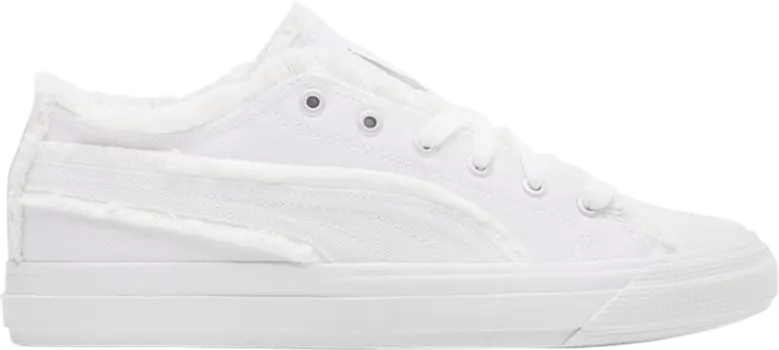 Кроссовки Puma Capri Raw Cut - Triple White, белый