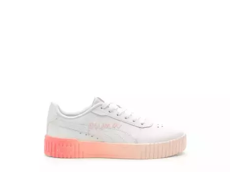Кроссовки Puma Carina 2.0 Lots Of Love — детские, белые