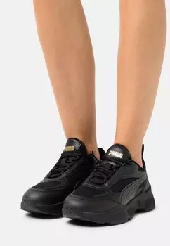 Кроссовки Puma Cassia, черный / золотой