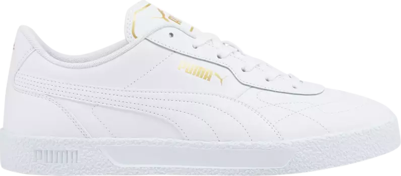 Кроссовки Puma Club Zone White Team Gold, белый