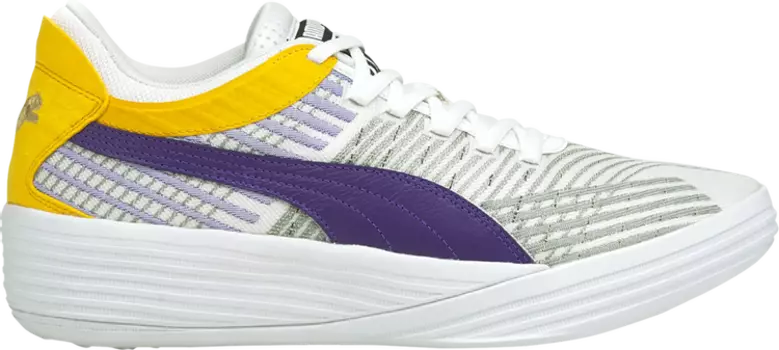Кроссовки Puma Clyde All-Pro Coast 2 Coast - Lakers, белый
