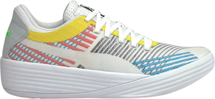 Кроссовки Puma Clyde All-Pro White Multicolor, белый