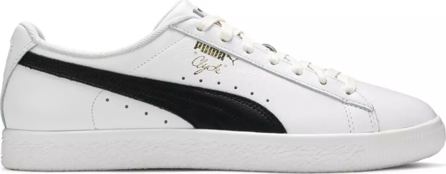 Кроссовки Puma Clyde Core Leather Foil White, белый
