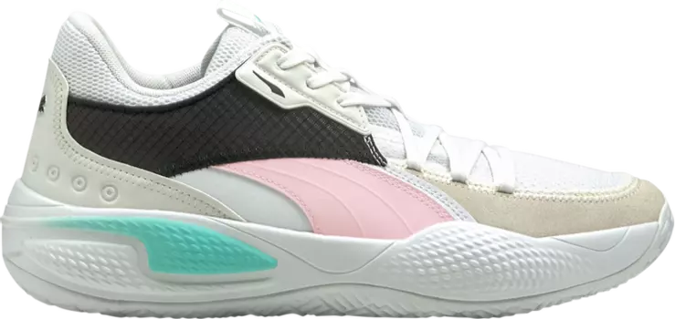 Кроссовки Puma Court Rider Summer Days - Pink Lady, белый