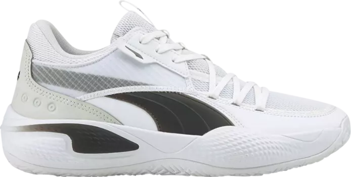 Кроссовки Puma Court Rider Team White Black, белый
