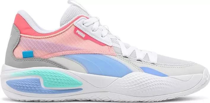 Кроссовки Puma Court Rider Twofold Nimbus Cloud Elektro Purple, белый