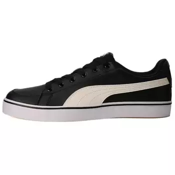 Кроссовки Puma COURT VULC Skateboarding Shoes Unisex Low-top Black/Brown, черный/коричневый