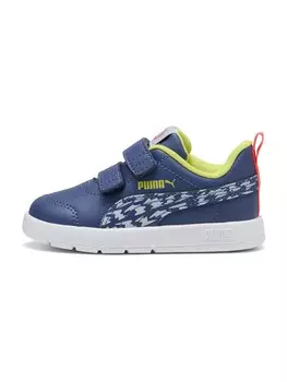 Кроссовки PUMA Courtflex V3 Poised 2 Race, цвет marine blue/Dusty blue