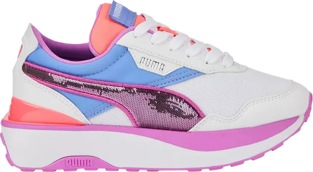 Кроссовки Puma Cruise Rider Big Kid Glitzy, белый