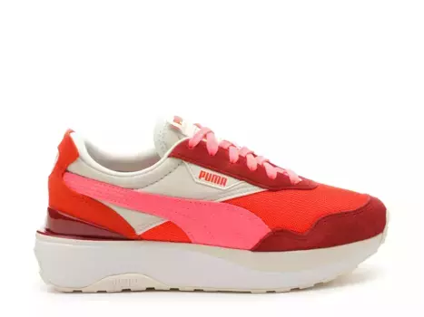Кроссовки Puma Cruise Rider — женские, белые/розовые