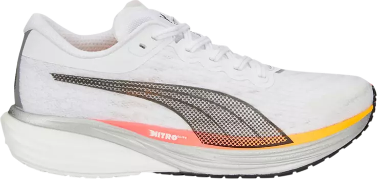 Кроссовки Puma Deviate Nitro 2 White Sunset Glow, белый