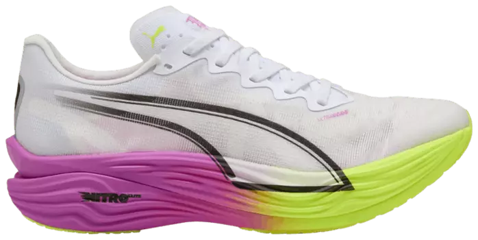 Кроссовки Puma Deviate Nitro Elite 3 'Pure Magenta Yellow Alert', белый