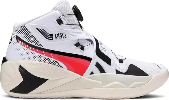 Кроссовки Puma Disc Rebirth White Fiery Coral, белый