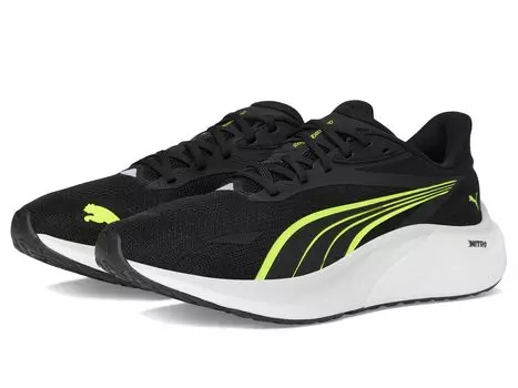 Кроссовки PUMA Electrify Nitro 4 Running Shoes, цвет Puma Black/Yellow Alert/Feather Gray