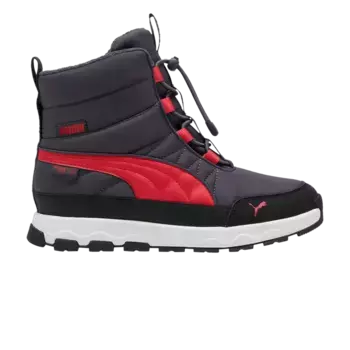 Кроссовки Puma Evolve Big Kid PURE-TEX Galactic Grey Tart Cherry, серый