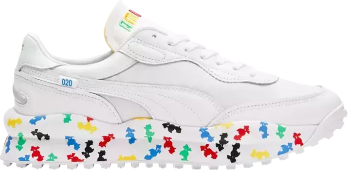 Кроссовки Puma Fashion Geek x Style Rider Colorful Ducks, белый