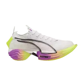 Кроссовки Puma Fast-R Nitro Elite 2 Pure Magenta Yellow Alert, белый
