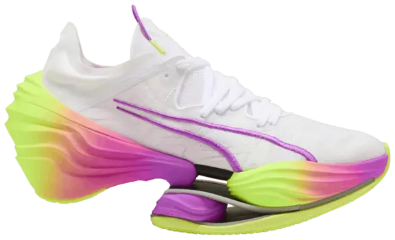Кроссовки Puma Fast-RB Nitro Elite 'Pure Magenta Yellow Alert', белый
