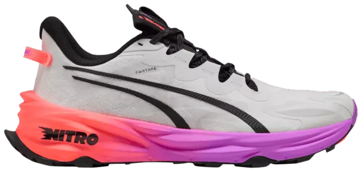 Кроссовки Puma Fast-Trac Nitro 3 'Seasons - Feather Grey Glowing Red Magenta', серый