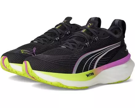 Кроссовки PUMA Foreverrun Nitro, цвет Puma Black/Pure Magenta