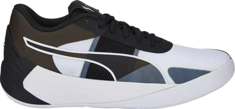 Кроссовки Puma Fusion Nitro Team White Black, белый