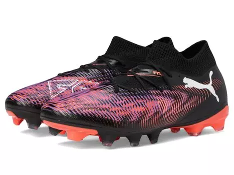Кроссовки PUMA Future 8 Match Firm, Artificial Ground Soccer Cleats, цвет Puma Black-Puma White-Glowing Red