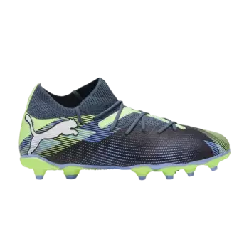 Кроссовки Puma Future Match 7 FG AG Big Kid Lights Out Pack, черный