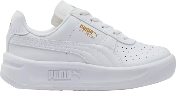 Кроссовки Puma GV Special Little Kid White Team Gold, белый