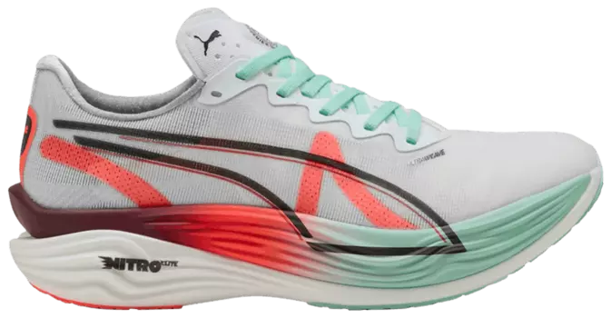 Кроссовки Puma HYROX x Wmns Deviate Nitro Elite 3 'Glowing Red Mint Melt', белый