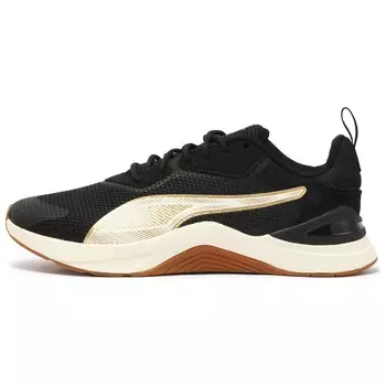 Кроссовки Puma Infusion Training Shoes Women's Low-top Black, White, Gold, черный
