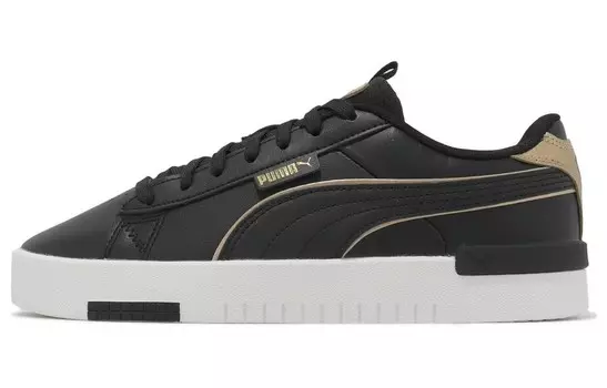 Кроссовки Puma Jada Renew Skateboarding Shoes Women's Low-top Black/Gold, черный/золотой