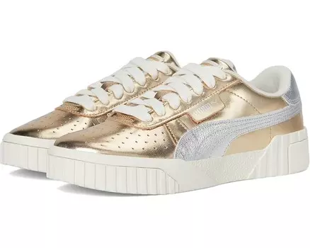 Кроссовки PUMA Kids Cali, цвет Puma Gold/Puma Silver/Puma Black