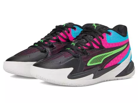 Кроссовки PUMA Kids Dagger, цвет Puma Black/Fluro Pink Pes