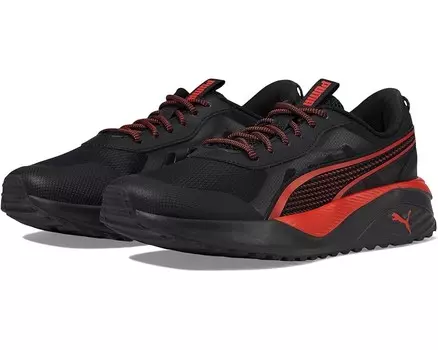 Кроссовки PUMA Kids Excursion, цвет Puma Black-PUMA RED