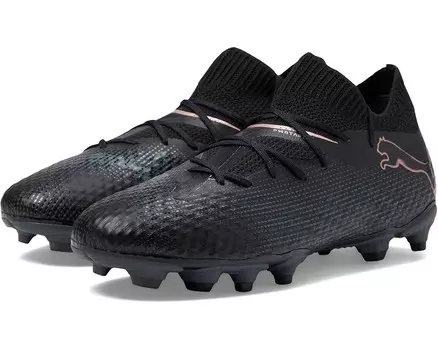 Кроссовки PUMA Kids Future 7 Pro Firm Ground/Artificial Ground, цвет Puma Black/Puma White