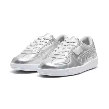 Кроссовки PUMA Kids Palermo Chrome, цвет PUMA Silver-Feather Gray