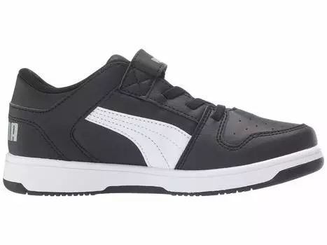 Кроссовки PUMA Kids Puma Kids Rebound Layup Lo Synthetic Leather Hook and Loop Sneakers (Little Kid)