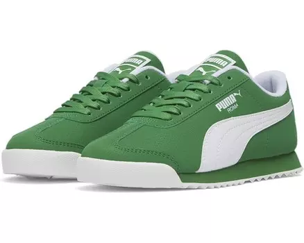 Кроссовки PUMA Kids Puma Kids Roma Reversed Sneaker, цвет Archive Green/Puma White