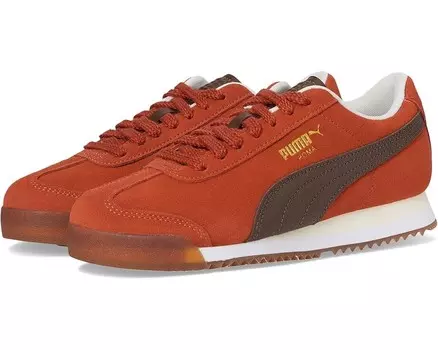 Кроссовки PUMA Kids Roma, цвет Mars Red/Espresso Brown/Gum