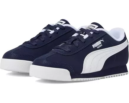 Кроссовки PUMA Kids Roma, цвет Puma Navy/Puma White