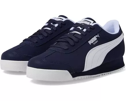 Кроссовки PUMA Kids Roma, цвет Puma Navy/Puma White