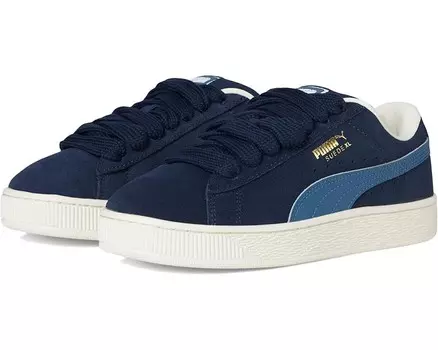 Кроссовки PUMA Kids Suede XL, цвет Club Navy/Blue Horizon