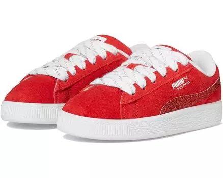Кроссовки PUMA Kids Suede XL, цвет For All Time Red/Puma Silver/Puma White