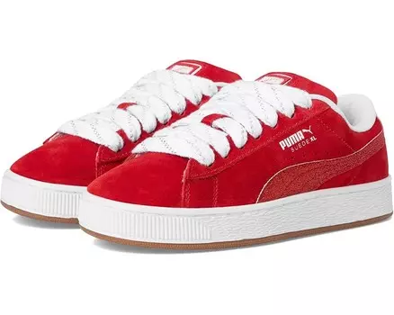 Кроссовки PUMA Kids Suede XL, цвет For All Time Red/Puma White/Puma Silver