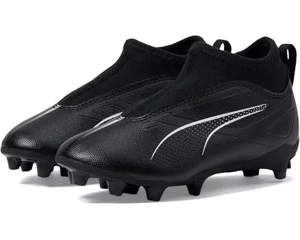 Кроссовки PUMA Kids Ultra Match Laceless Firm Ground/All Ground, цвет Puma Black/Puma White