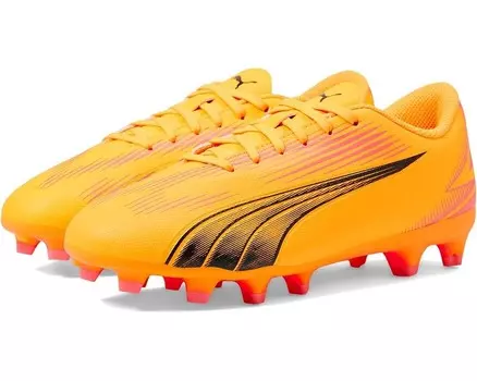 Кроссовки PUMA Kids Ultra Play Firm Ground/Artificial Ground, цвет Sun Stream/Puma Black/Sunset Glow