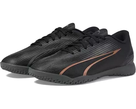 Кроссовки PUMA Kids Ultra Play Indoor Training, цвет Puma Black/Copper Rose