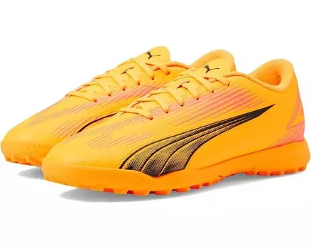 Кроссовки PUMA Kids Ultra Play Turf Training, цвет Sun Stream/Puma Black/Sunset Glow