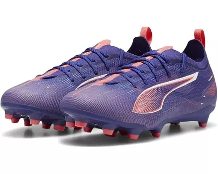 Кроссовки PUMA Kids Ultra Pro Firm Artificial Ground, цвет Lapis Lazuli/PUMA White/Sunset Glow